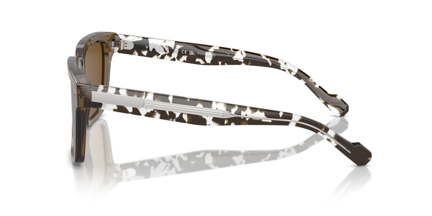 VOGUE-5573/S 314483 TRANSPARENT OLIVE GREEN(DARK BROWN POLAR 55*20, Verd transparent, hi-res image number 2