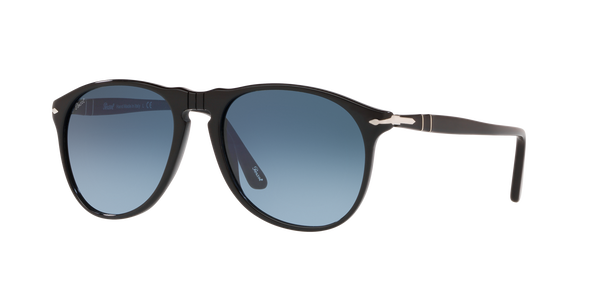 PERSOL-9649S/S 95/Q8 BLACK(AZURE GRADIENT 55*18, Negre, hi-res 0