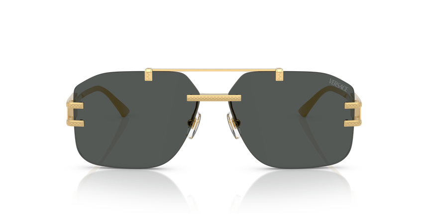 VERSACE-2275/S 100287 GOLD(DARK GREY 60*13, , hi-res image number 1