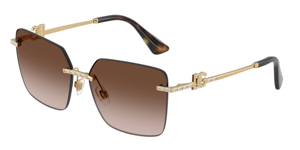 GABBANA-2332B/S 02/13 GOLD(GRADIENT BROWN 59*15, , hi-res 0
