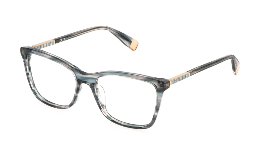 FURLA-874/G 0GBL BLU/GRIGIO STRIATO 53*16, Blau | Gris, hi-res image number 0