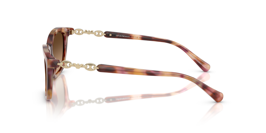 EMPORIO-4238/S 619674 SHINY HAVANA RED(GRADIENT BROWN 54*18, Havana vermell, hi-res image number 2
