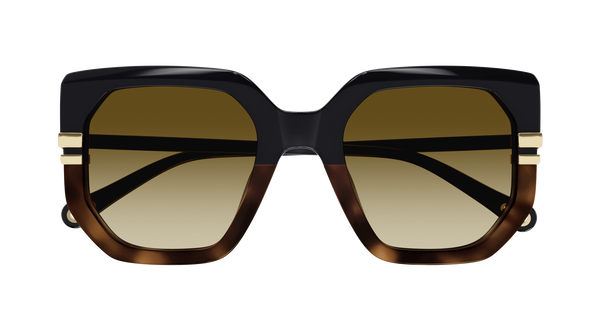 CHLOE-0240S/S 003 BLACK (BROWN) 53*23, Negre | Havana, hi-res 1