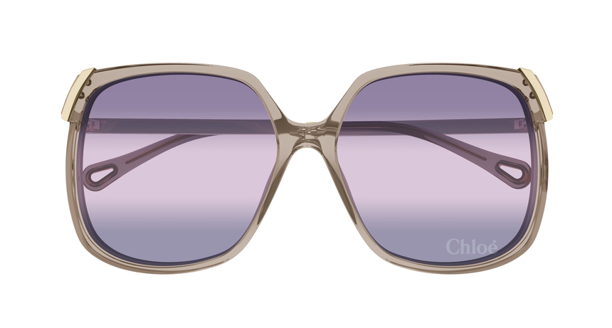 CHLOE-0286S/S 004 BROWN-GOLD-VIOLET 60*15, Marró | Daurat, hi-res image number 1