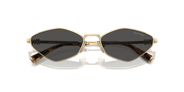 MIUMIU-56ZS/S ZVN5S0 PALE GOLD (DARK GREY) 56*17, Daurat, hi-res 4