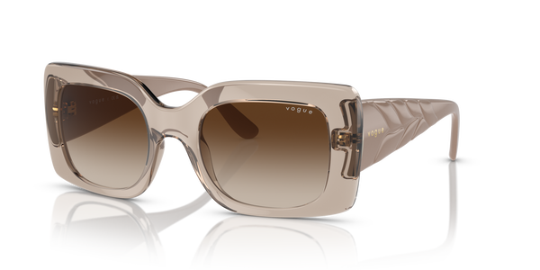 VOGUE-5481/S 299013 TRANSPARENT CARAMEL(GRADIENT BROWN 52*21, Caramel transparent, hi-res 0