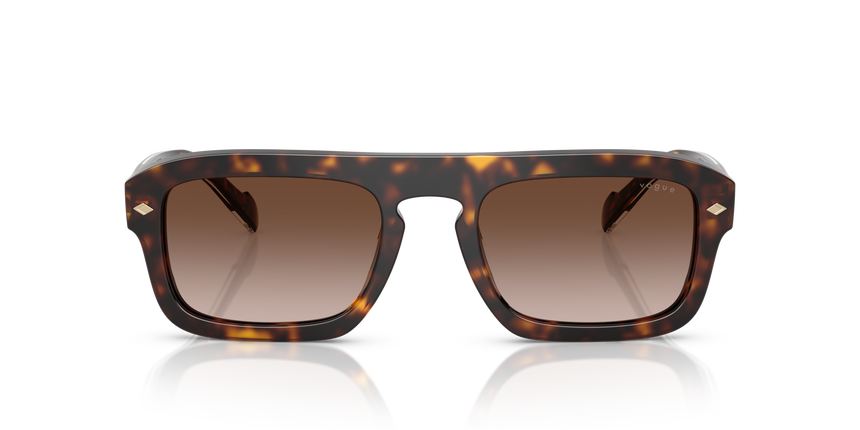 VOGUE-5620S/S W65613 DARK HAVANA(GRADIENT BROWN 53*21, , hi-res image number 1
