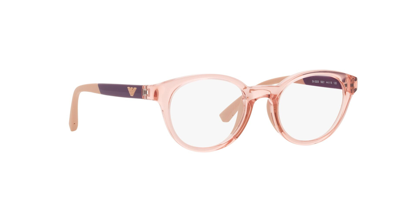 EMPORIO-KIDS-3205/G 5544 SHINY TRANSPARENT PINK 46*18, Rosa-Transparent, hi-res image number 3