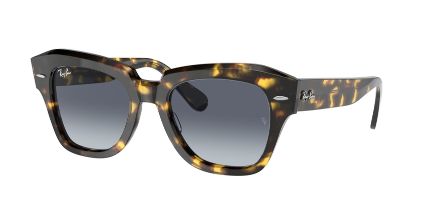 RB-2186 133286 YELLOW HAVANA(LIGHT BLUE GRADIENT GREY 52*20, Havana groc, hi-res image number 0