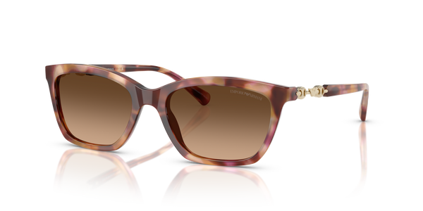 EMPORIO-4238/S 619674 SHINY HAVANA RED(GRADIENT BROWN 54*18, Havana vermell, hi-res 0