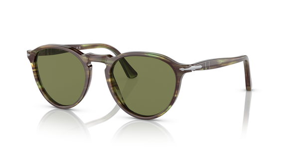 PERSOL-3286S/S 1156/4E  GREEN 51*19, Verd a ratlles, hi-res 0