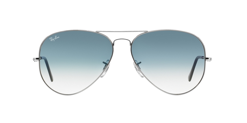 RB-3025 003/3F *2N PLATA/AZUL 55*14, Plata, hi-res image number 2