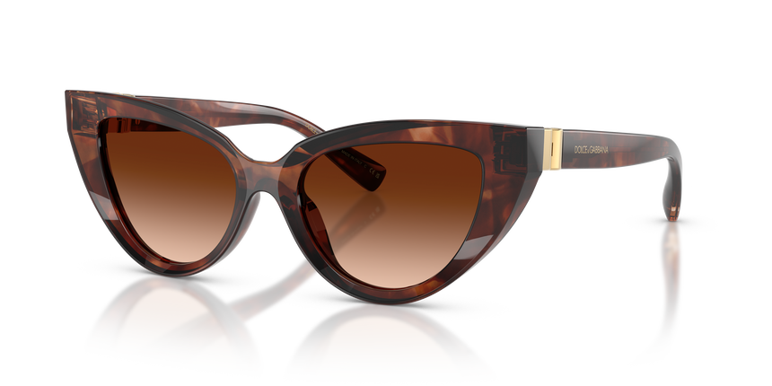 GABBANA-4497/S 322274 DARK RED HAVANA(BROWN GRADIENT 52*18, Burdeus Havana, hi-res image number 0