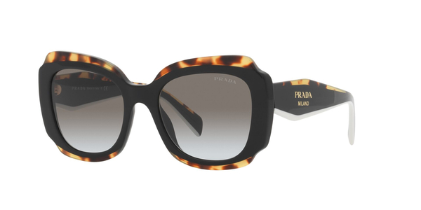 PRADA-16YS/S 01M0A7 BLACK(DARK GREY 52*19, Havana-Negre, hi-res 0