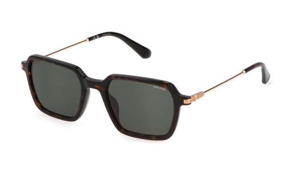 police-l10/s 0722 shiny dark havana(green 52*20