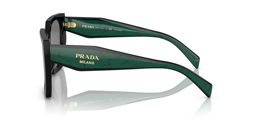 PRADA-15WS/S 1AB-5Z1 NEGRA/NEGRA VERDE 54*19, Negre, hi-res image number 2