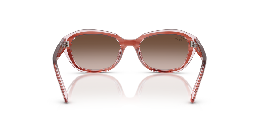 RJ-9081S 717313 STRIPED PINK ON TRANSP PINK(GRADIENT BROWN 48*17, Rosa a rayas | Rosa transparente, hi-res image number 3