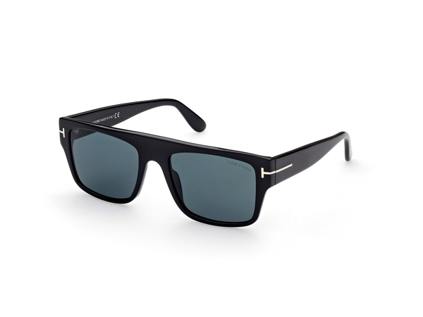 TOMFORD-0907/S 01V shiny black  (blue 55*19, Negre, hi-res 0