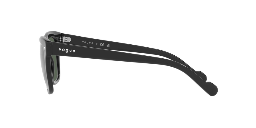 VOGUE-5465/S W44/71 BLACK(DARK GREEN 51*20, Negre, hi-res image number 2