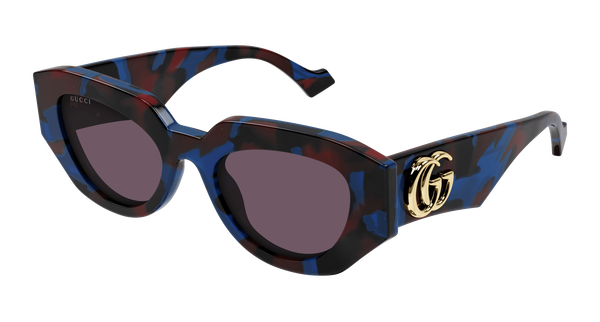 GUCCI-1421S/S 003 HV.RED/BLUE (VIOLET 51*20, Havana Blau | Vermell, hi-res 0