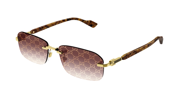 GUCCI-1221S/S 004 GOLD/YELOW(RED 56*16, Daurat | Groc, hi-res 0