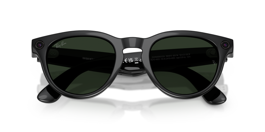RB-META-4013-GEN-2 601/1M SHINY BLACK(TRANSITIONS GRAPH. GREEN 50*23, Negre brillant, hi-res image number 5