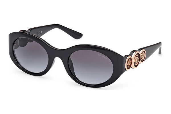 GUESS-00198-H/S 01B shiny black 53*23, Negre, hi-res 0