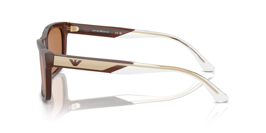 EMPORIO-4224/S 609573 SHINY OPALINE BROWN(BROWN 57*19, Marró, hi-res image number 2