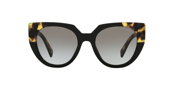 PRADA-14WS/S 3890A7 BLACK/MEDIUM TORTOISE(GREY GRADIENT 52*20, Negre | Havana, hi-res 1