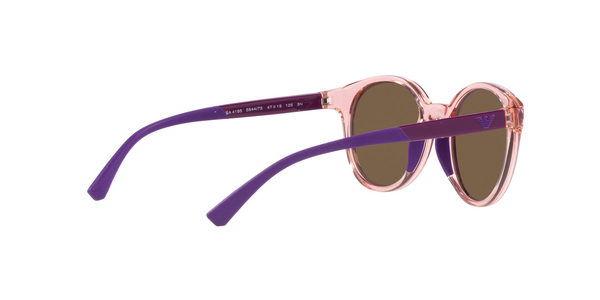 EMPORIO-KIDS-4185/S 554473 TRANSPARENT PINK(DARK BROWN 47*18, Rosa, hi-res 4 EMPORIO-KIDS-4185/S 554473 TRANSPARENT PINK(DARK BROWN 47*18, Rosa, hi-res 4