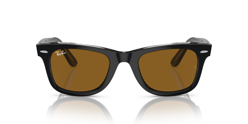 RB-2140 129433 BLACK (BROWN 54*18, Negre sobre transparent, hi-res image number 1