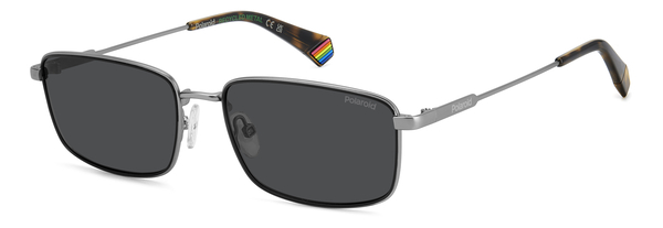 POLAROID-6227/S/X/S SVK*M9 MATTE RUTHENIUM BLACK(GREY POLARIZED 56*17, Gris mat Negre, hi-res 0