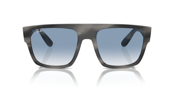 RB-0360S 14043F STRIPED GRAY/CLEAR GRADIENT BLUE 57*20, Gris a ratlles, hi-res 1