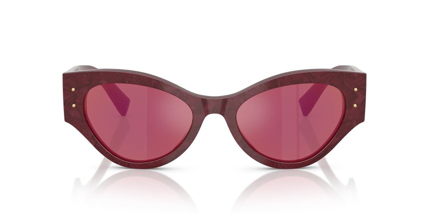 GABBANA-4480/S 3442D0 BORDEAUX LACE(DARK VIOLET MIRROR RED 53*19, , hi-res image number 1