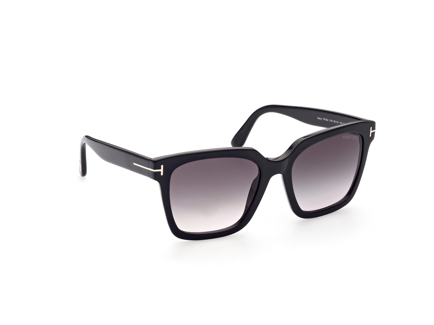 TOMFORD-0952/S 01B shiny black  (gradient smoke 55*19, Negre, hi-res image number 5