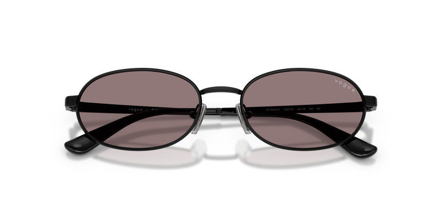 VOGUE-4353S/S 352/7N BLACK(DARK PURPLE 54*18, , hi-res image number 4