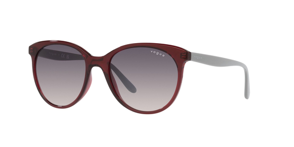 VOGUE-5453/S 292436 TRANSPARENT BORDEAUX(PINK GRADIENT DARK GRE 53*18, Vermell, hi-res 0