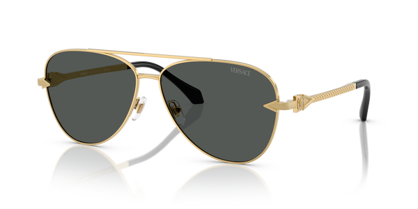 VERSACE-2283/S 100287 GOLD(DARK GREY 61*13, , hi-res 0