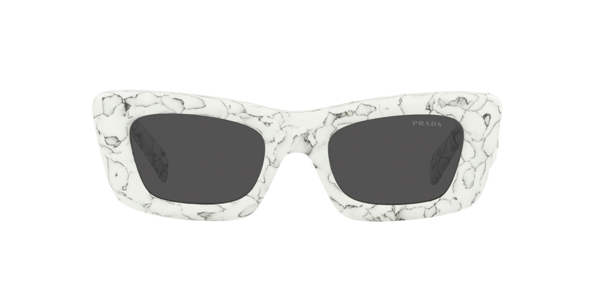 PRADA-13ZS/S 17D5S0 MATTE WHITE MARBLE(DARK GREY 50*21, Blanc, hi-res image number 1