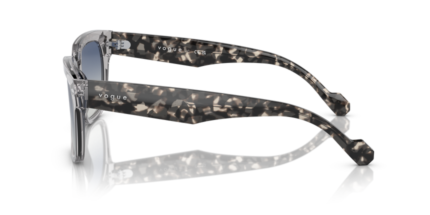VOGUE-5490S/S 28204L TRANSPARENT GREY(GREY GRADIENT BLUE 54*21, Gris transparent, hi-res image number 2