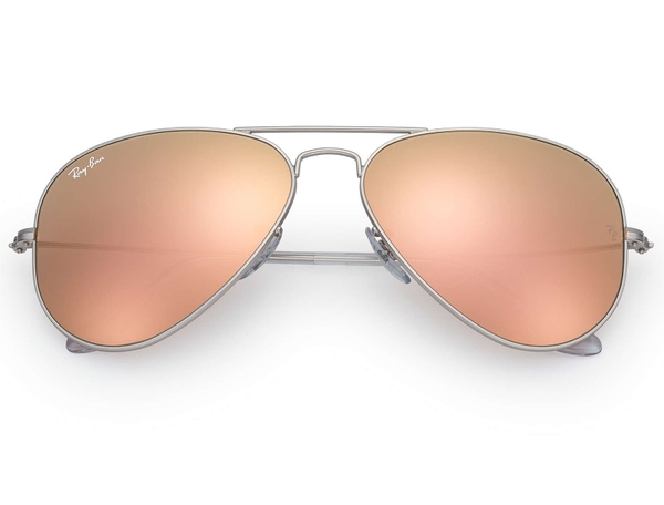 RB-3025 019/Z2*2N PLATA/MARRON ESPEJO ROSA 55*14, Plata, hi-res 1