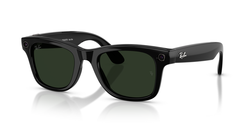 RB-META-4012-GEN-2 601/1M SHINY BLACK(TRANSITIONS GRAPH. GREEN 53*22, Negre brillant, hi-res image number 5