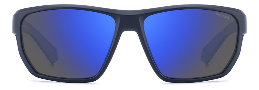 POLAROID-7057/S FLL*5X MATTE BLUE(BLUE MIRROR POLARIZED 60*15, Blau mat, hi-res image number 1