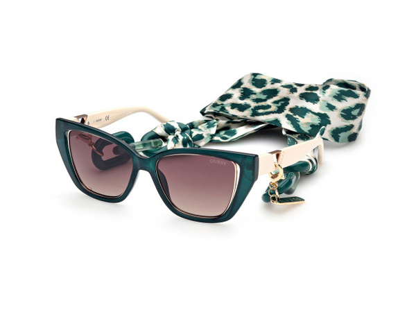 GUESS-7816/S 96F shiny dark green (gradient brown 54*16, Verd, hi-res 0