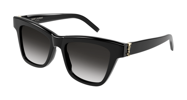 SAINT-LAURENT-SLM106/S 002 BLACK/BLACK (GREY) 52*18, Negre, hi-res 0