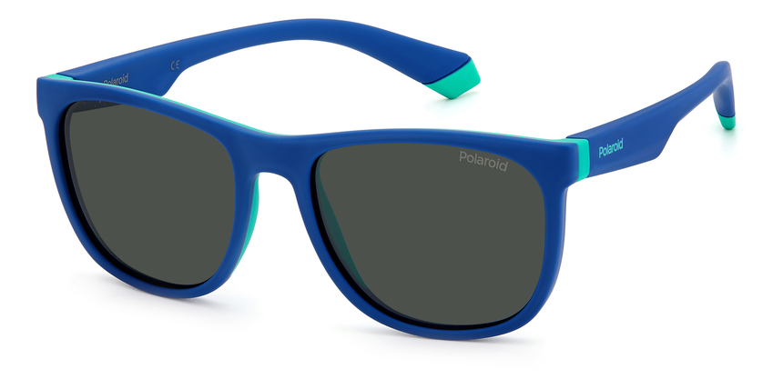 POLAROID-KIDS-8049/S 465*M9 AZURE GREEN(GREY POLARIZED 49*16, Blau, hi-res image number 0