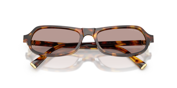 MIUMIU- B10SU/S 14L20I HONEY HAVANA(LIGHT PURPLE BROWN 55*17, Havana, hi-res 4