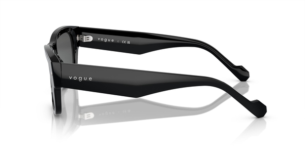 VOGUE-5530/S W44/87 BLACK(DARK GREY 55*20, Negre, hi-res 2
