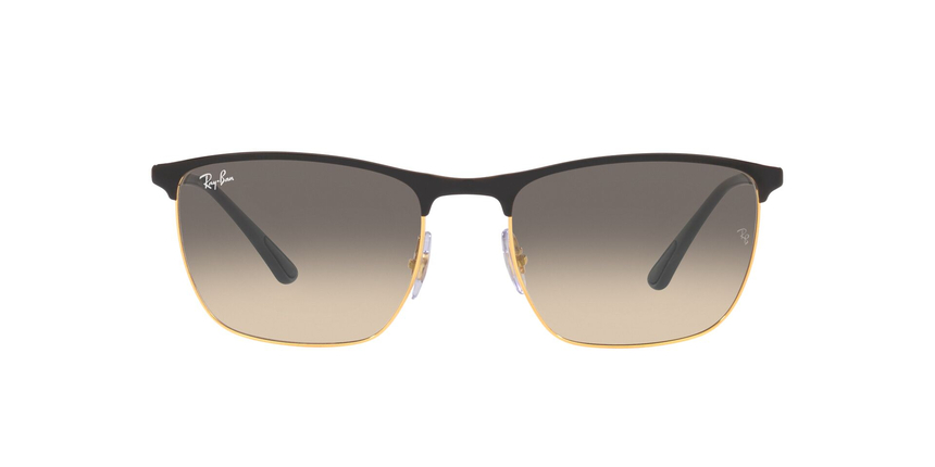 RB-3686 187/32 BLACK ON ARISTA(CLEAR GRADIENT GREY 57*19, Negre, hi-res image number 1