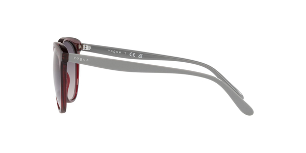 VOGUE-5453/S 292436 TRANSPARENT BORDEAUX(PINK GRADIENT DARK GRE 53*18, Vermell, hi-res 2